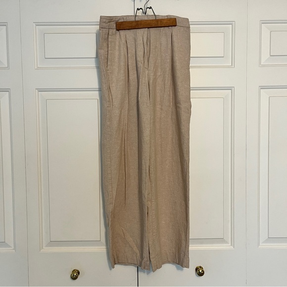 Old Navy High Waisted Linen Trousers - Picture 2 of 5